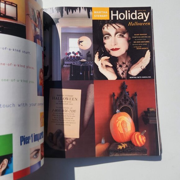 2000 October Martha Stewart LIVING Magazine AUTUMN Haunted House Fall Decor Book - Picture 6 of 10
